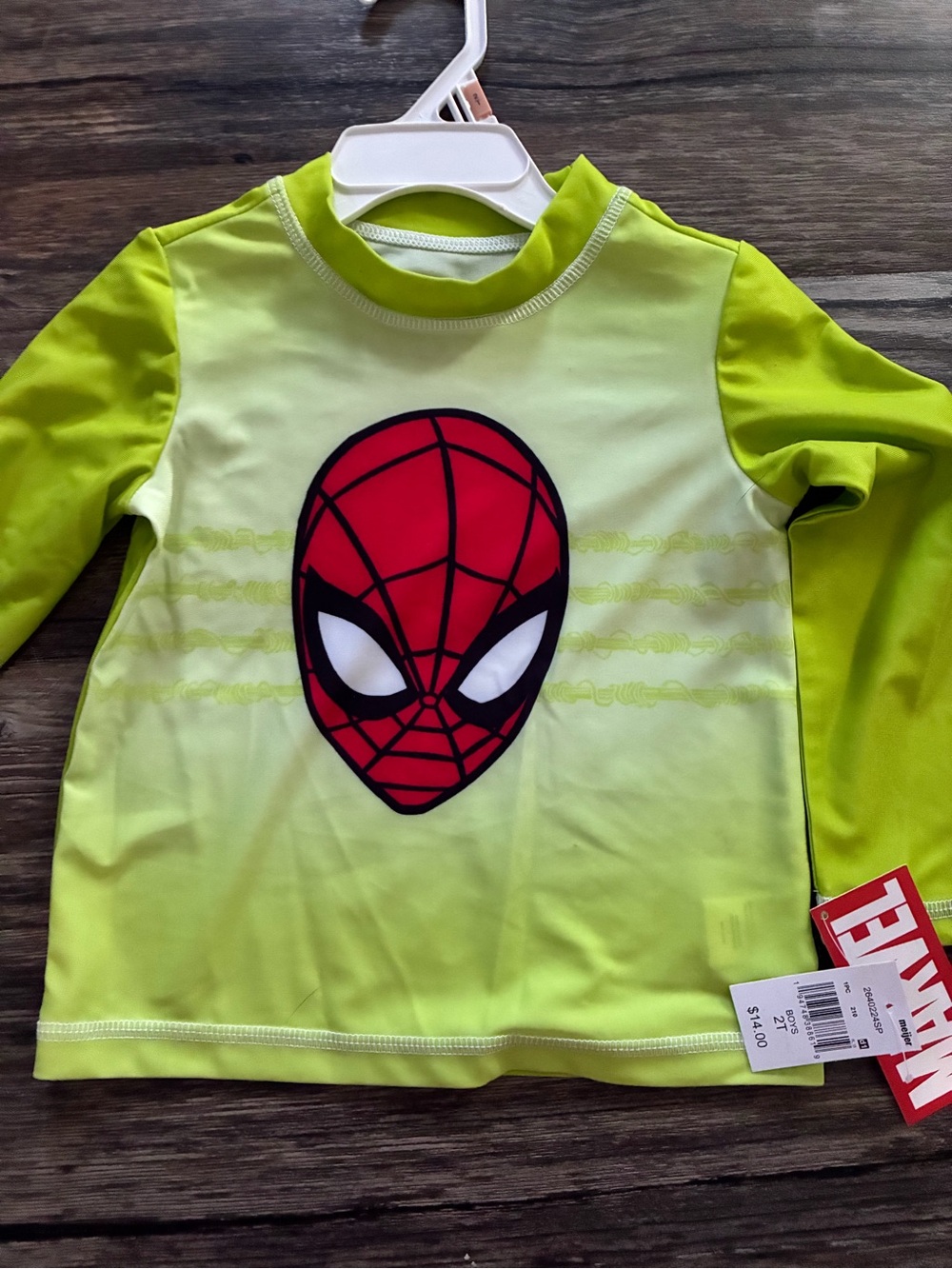 Marvel Boys Spider-Man Swim Shirt